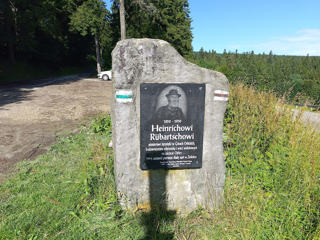 Kamień ku czci Heinricha Rübartscha