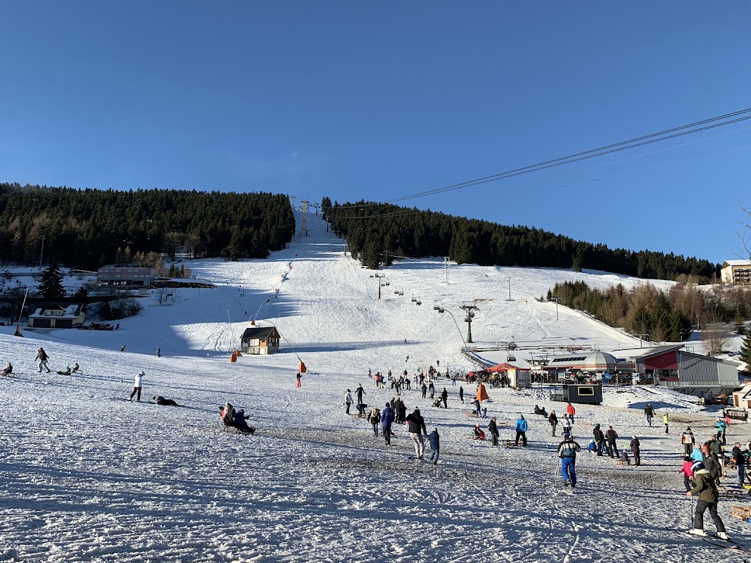 Ski area on Fichtelberg