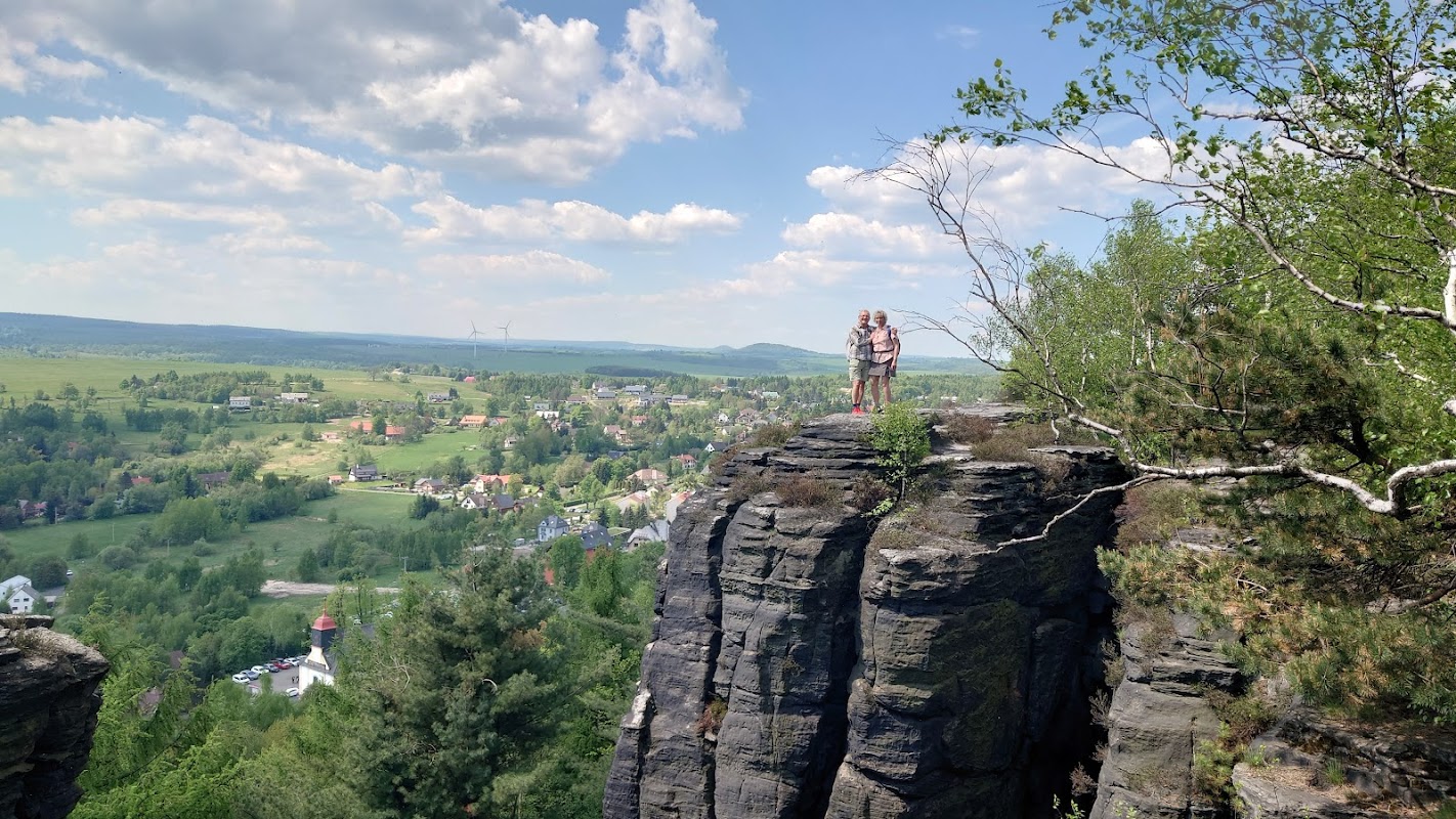 Panormaaussicht Tyssaer Wände