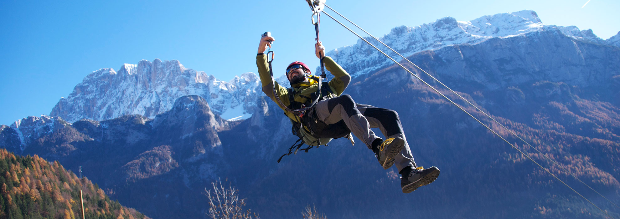 Zipline San Tomaso Cableway Belluno