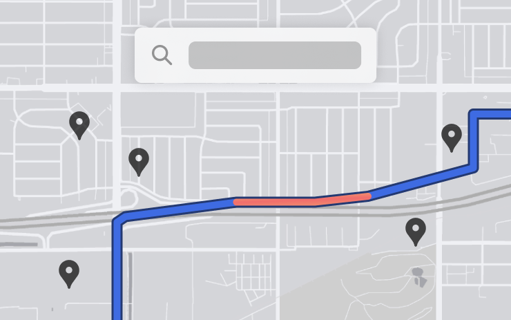 Search Along Route